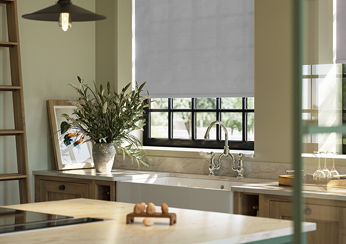 Amalfi, Horizon Grey - Twist&Fit Roller Blind - Image 5